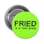 Groupe d'aliments frit 001wht badges avec agrafe
