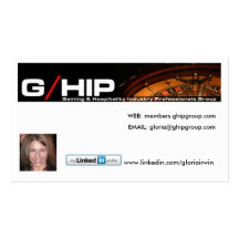 GROUPE DE G/HIP LIÉ DANS LA CARTE DE MISE EN RÉSEA MODÈLES DE CARTES DE VISITE