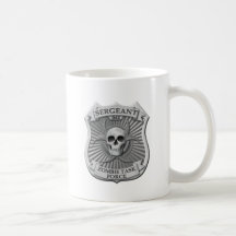 Groupe de travail de zombi - insigne de sergent tasse