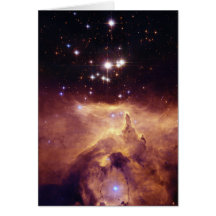 Groupe d'étoile Pismis 24 en nébuleuse NGC 6357 d' Carte De Vœux