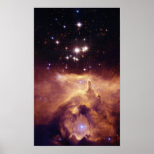 Groupe d'étoile Pismis 24 en nébuleuse NGC 6357 d' Posters