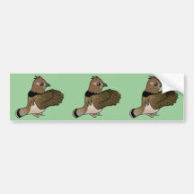 Grouse de Ruffed (mise en tambour) Adhésifs Pour Voiture