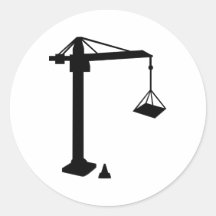 Grue de construction adhésifs