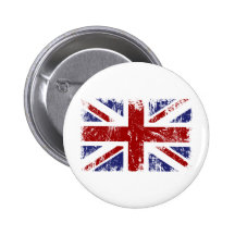 Grunge britannique de punk de drapeau pin's