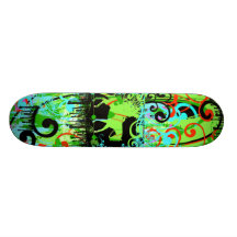 Grunge de cow-girl skateboard customisable