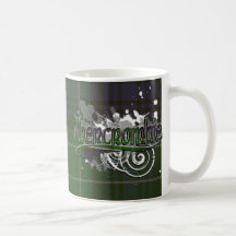 Grunge de tartan d'Abercrombie Tasse