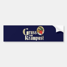Gruss Vom Krampus Autocollant Pour Voiture