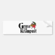 Gruss Vom Krampus Autocollants Pour Voiture