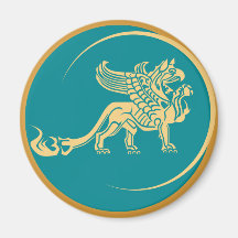 gryphon gothique aimants pour réfrigérateur