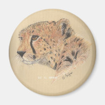 guépard magnets pour réfrigérateur