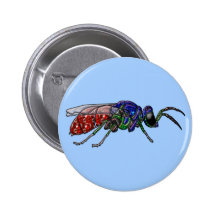 Guêpe de coucou badge