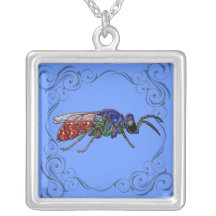 Guêpe de coucou collier personnalisé