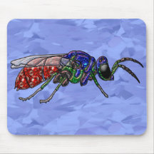 Guêpe de coucou tapis de souris