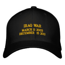 Guerre d'Irak Chapeaux Brodés