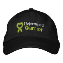 Guerrier déterminé - lymphome casquette de baseball