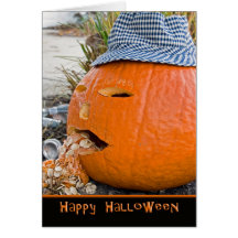 Gueule de bois de Halloween Carte
