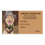 Guide personnalisable de chasse/pêche modèle de carte de visite