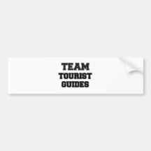 Guides touristiques d'équipe autocollant pour voiture