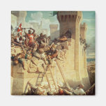 Guillaume De Clermont défendant Ptolemais Magnets Pour Réfrigérateur