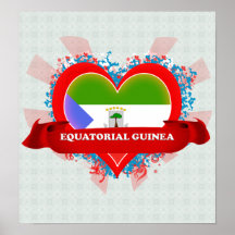 Guinée équatoriale d'amour du cru I Affiche