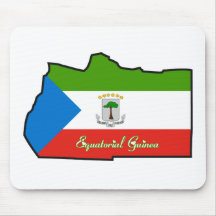 Guinée équatoriale fraîche tapis de souris