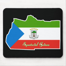 Guinée équatoriale Mousepad Tapis De Souris