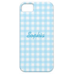 Guingan bleu iPhone 5 case