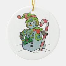 Guirlande de bonhomme de neige ornement de noël