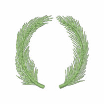 Guirlande de pin polos brodés