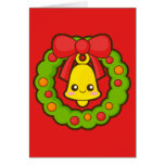 Guirlande et Bell de Noël Carte