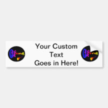 guitar txt shaped bk circle music image.png bumper sticker