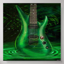 Guitar-wallpaper Affiche