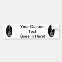 guitar word fill white on black music image.png bumper sticker