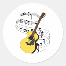 Guitare Autocollants