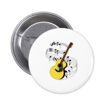 Guitare Badge Avec Épingle