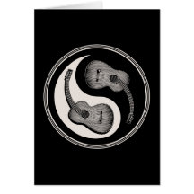 Guitare classique Yin Yang Cartes De Vœux