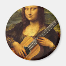 Guitare de Mona Aimant Pour Réfrigérateur