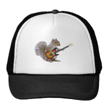 Guitare d'écureuil casquettes