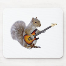 Guitare d'écureuil tapis de souris