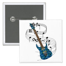 Guitare électrique badges
