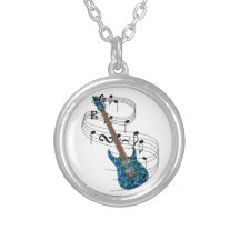Guitare électrique collier personnalisé