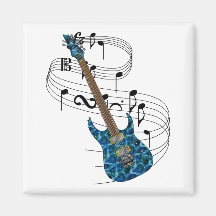 Guitare électrique magnets pour réfrigérateur
