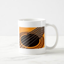 Guitare espagnole tasse à café