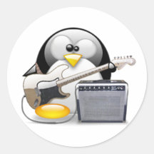 Guitare et amplificateur américains classiques Tux Adhésifs