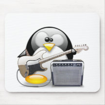 Guitare et amplificateur américains classiques Tux Tapis De Souris