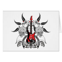 Guitare grunge carte