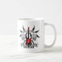 Guitare grunge tasse