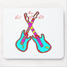 GUITARE ROCK N ROLL.png Tapis De Souris