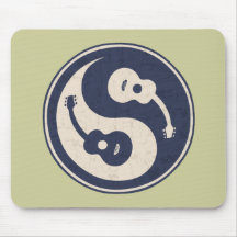 Guitare Yang - bleu Tapis De Souris