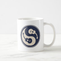 Guitare Yang - bleu Tasse À Café